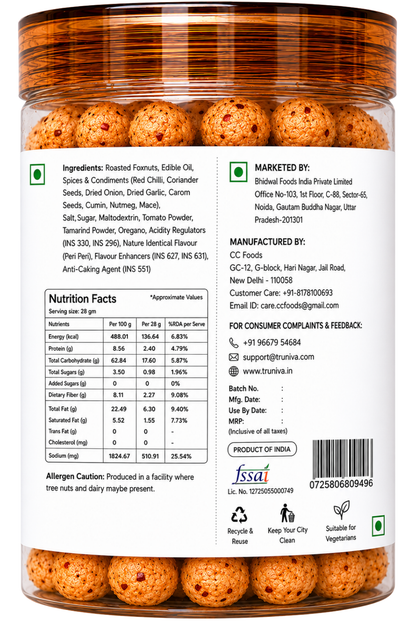 Truniva Premium - Peri Peri Roasted Makhana