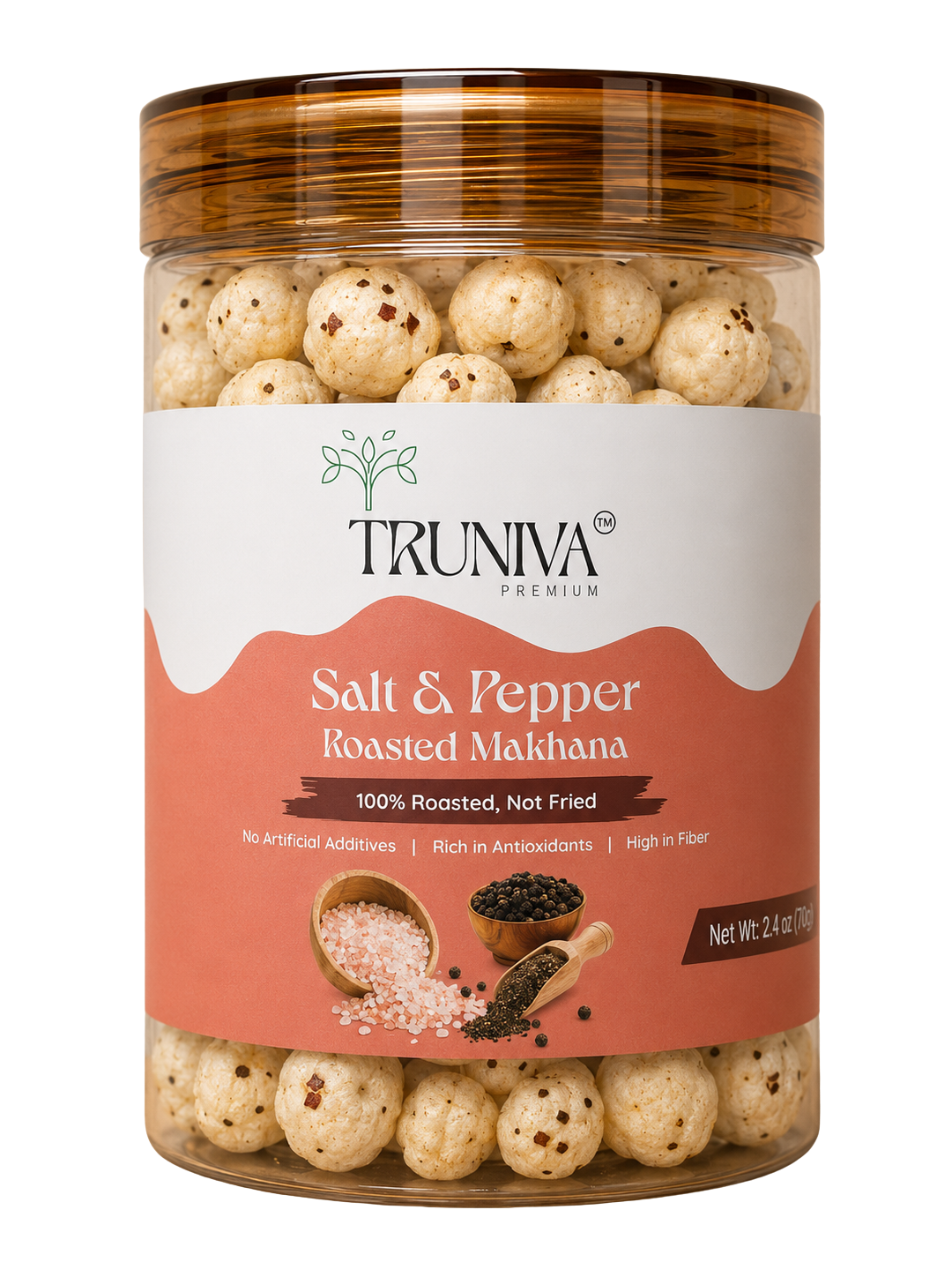 Truniva Premium- Salt & Pepper Roasted Makhana